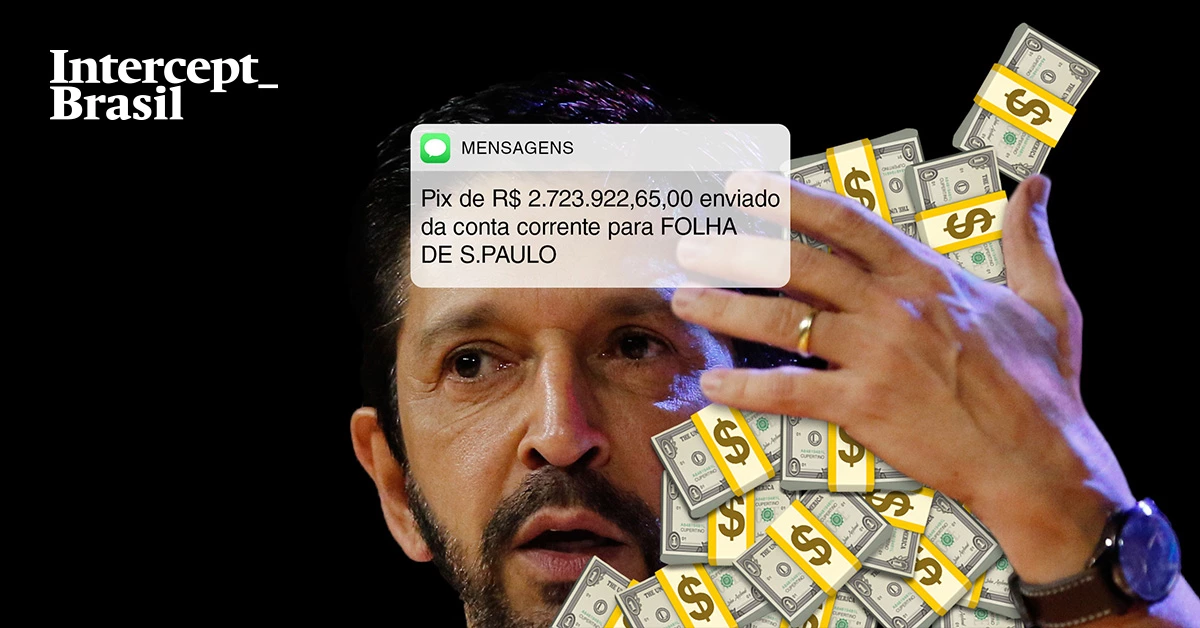 Ricardo Nunes: prefeitura já torrou R$ 2,7 mi em publis na Folha