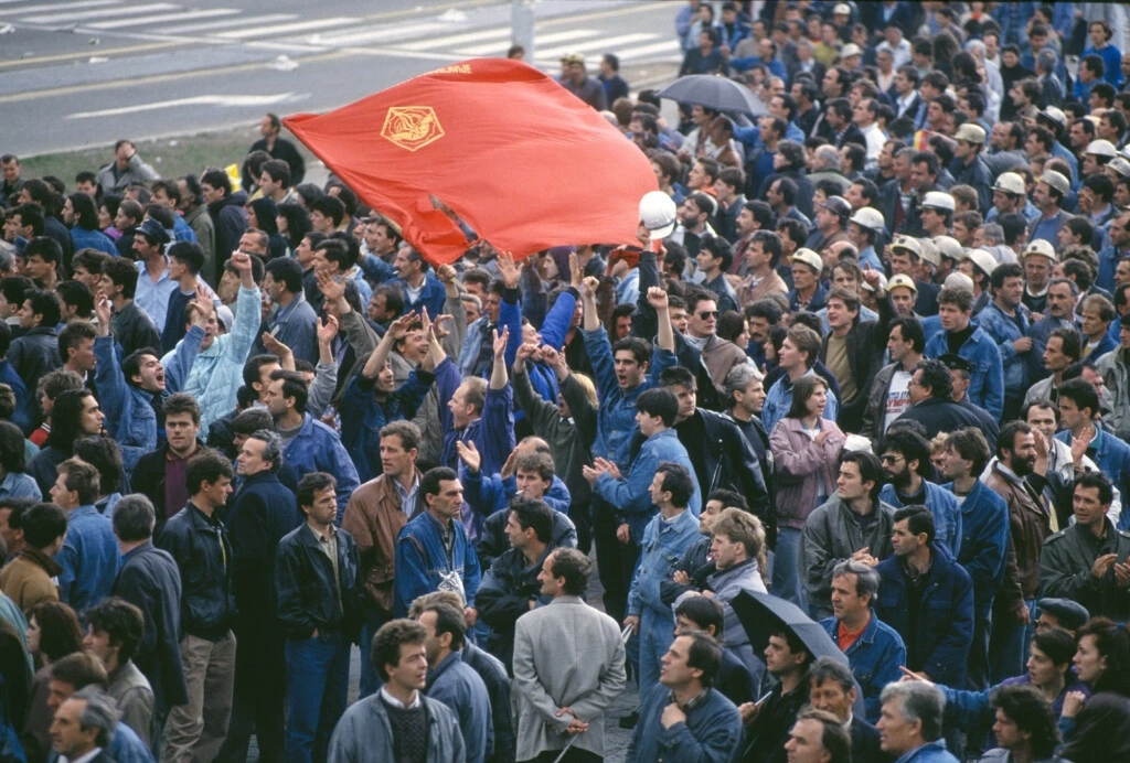 War of Bosnia-Herzegovina. Demonstration in Saraje