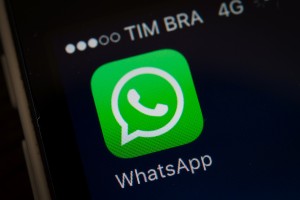 A screen shot of the popular WhatsApp smartphone application is seen after a court in Brazil ordered cellular service providers nationwide to block the application for two days in Rio de Janeiro, Brazil, on December 17, 2015. The unprecedented 48-hour blockage was to implement a Sao Paulo state court order and was to take effect at 0200 GMT Thursday, although it was not immediately clear if service providers would acquiesce to the order.The court said WhatsApp had been asked several times to cooperate in a criminal investigation, but had repeatedly failed to comply. AFP PHOTO / YASUYOSHI CHIBA / AFP / YASUYOSHI CHIBA        (Photo credit should read YASUYOSHI CHIBA/AFP/Getty Images)