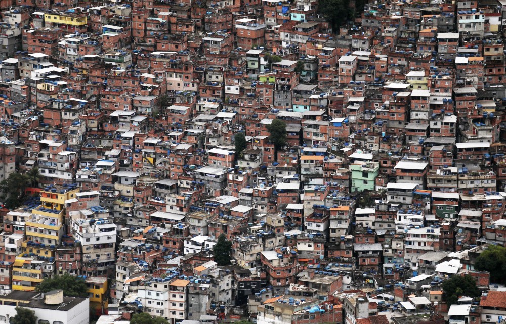 RIO DE JANEIRO, BRAZIL - APRIL 13:  The Rocinha favela community is seen on April 13, 2017 in Rio de Janeiro, Brazil. A plea bargain by Odebrecht employees in the Lava Jato (Car Wash) corruption scandal has led to testimony ensnaring nine ministers in President Michel Temer's cabinet under investigation for bribery as the political crisis in the country deepens. Activists say corruption in Brazil has fuelled inequality within the country. (Photo by Mario Tama/Getty Images)